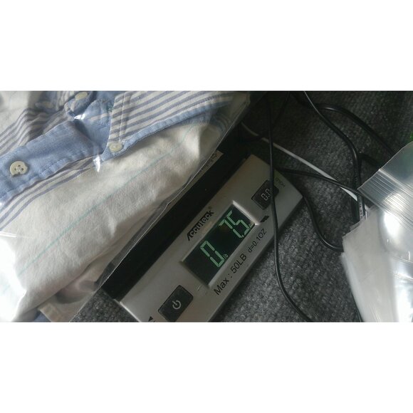 Steeplechase Shirt Men's L Blue White Striped Button-Down Causal *Read Preppy - Picture 13 of 14